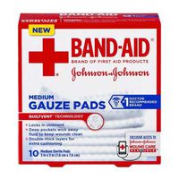 Band-Aid First Aid Gauze Pads Medium (Pack of 24)