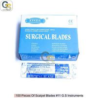 100 Pieces of Scalpel Blades #11 G.S Instruments