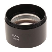 Almencla Premium Stereo Microscope 0.5X Barlow Auxiliary Objective Lens M48x0.5 WD165