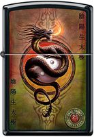 Zippo Anne Stokes Collection Dragon Black Matte Windproof Lighter Rare