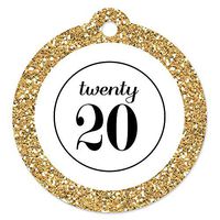 Big Dot of Happiness Gold Tassel Worth The Hassle - 2020 Graduation Party Favor Gift Tags (Set of 20)