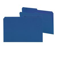 Smead Reversible File Folder, 1/2-Cut Tab, Legal Size, Navy, 100 per Box (15362)