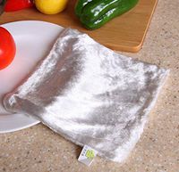 TianBaBa Wood Pulp Fiber Cleaning Cloth Kitchen Dish Washing Towel Rag Magic Kitchen Rags (White)