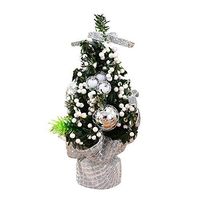 Merry Christmas Tree, Litetao Bedroom Desk Decoration Toy Doll For Gift/Office Home Art/Children/Festival (Silver)