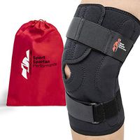 Hinged Unloader Knee Brace Support – Relieves LCL ACL MCL, Meniscus Tear, Arthritis, Sprains, Ligament & Tendon Injuries, Open Patella, Fully Adjustable, Breathable Neoprene Compression, Men Women