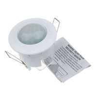 Hanperal 110v-220v 360° Infrared Recessed PIR Ceiling Motion Sensor Detector Light Switch, Motion Light Sensor