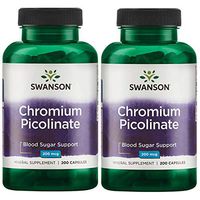 Swanson Chromium Picolinate 200 mcg 200 Capsules 2 Pack