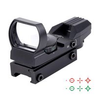 Ohuhu Red Green Dot Gun Sight Scope Reflex Sight with 4 Adjustable Reticles-4 Styles