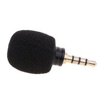 Mono/Standard 3.5mm Port Plug-in Condenser Microphone For Computer Skype Laptop Voice Amplifier - Black, Standard 3.5mm Plug