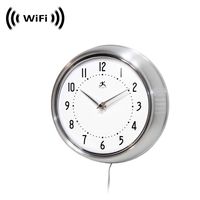 1080p IMX323 Sony Chip Super Low Light Wireless Spy Camera with WiFi Digital IP Signal, Recording & Remote Internet Access (Camera Hidden in a Wall Clock) (Silver)