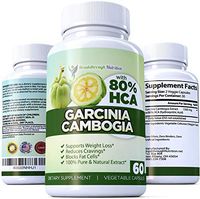 Garcinia Cambogia Extract 80% HCA by Breakthrough Nutrition - Natural & Organic Appetite Suppressant & Weight Loss Supplement