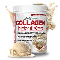 VMI Sports Collagen Peptides, All Natural Hydrolyzed Bovine Collagen Protein, 35 Servings, Vanilla Milkshake, 17.3 Ounce