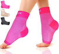 NEWMARK Plantar Fasciitis Socks with Arch Support for Men & Women - Best Ankle Compression Socks Foot Sleeve for Aching Feet & Heel Pain Relief - Better Than Night Splint Brace, Orthotics