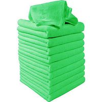 10Pcs Large Microfibre Cleaning Cloth Non Scratching Washcloth Auto Car Detailing Cloths Wash Duster Towels Kitchen Bar Mop for Dusting, Scrubbing, Polishing, Absorbing