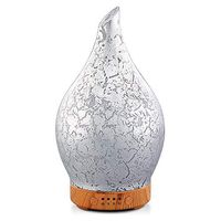 Essential Oil Diffuser Aromatherapy Diffusers for Therapeutic Oils - Ultrasonic Vase Cover & LED Light Display - Air Humidifier for Home, Office, Spa