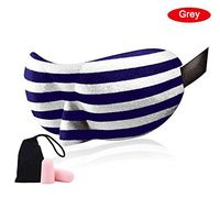 YOOKOON Sleeping Mask Suit Adjustable Strap Ultra Smooth Contoured Eyeshade Free Earplugs Sleep Eyepatch Travel