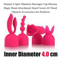 4 Pcs/Set Massage Tools Accessories for Handheld Massager 4.0 cm Head Silicone Attachments