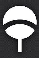 NARUTO ANIME SASUKI UCHIHA CLAN LOGO VINYL STICKERS SYMBOL 5.5" DECORATIVE DIE CUT DECAL FOR CARS TABLETS LAPTOPS SKATEBOARD - WHITE