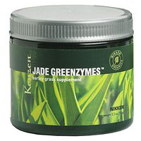 Nikken Jade GreenZymes Barley Grass (15553) - Supplement for Strong Immune System, Maintain Blood Glucose and pH level, Organic, Kosher and Vegan certified, USDA Organic, Non Gluten , 50 Serving Jar