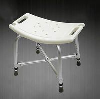 Bathroom Anti-skidding Shower bench seat, Restroom Shower stool for Elderly Adjustable Bath stool Shower chair Suitable for disabled Elderly Pregnant women-F 51x31cm(20x12inch)