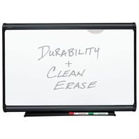 Quartet Prestige Plus Magnetic Total Erase Porcelain Board, 3 x 2 Feet, Graphite Frame (P553G)