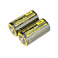 NEW 2x Nitecore IMR 18350 NI18350A 700mAh 7A 3.7V Rechargeable Battery