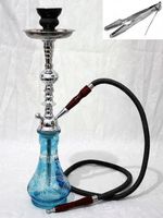 1 hose 20 Blue Hookah shisha nargila hookahs narguile nargile glass Vase pipes by Hookah4sale 1-Hose