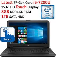2017 HP Pavilion 15.6? Touchscreen High Performance HD Laptop, Latest Intel Core i5-7200U Processor (up to 3.2 GHz), 8GB RAM, 1TB HDD, DVD/CD Burner, Wi-Fi, HDMI, Webcam, USB 3.1, Win 10