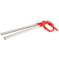 YXQ 110V 500W Cartridge Heater 8x120mm Cylinder w String for 3D Printer Build Plate 3 Pcs