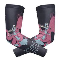 LEVEIS Anchor and Octopus Arm Sleeves UV Protection for Men Women Sunblock Protective Gloves Running Golf Cycling Driving Long Arm Cover 1 Pair