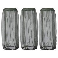 EVENTS Mosquito Head Net/Extra Large Bug Face and Neck Shield/Insect Netting with Extra Fine Mesh/Ultimate Outdoor Protection from Bugs/Soft Durable Fly Screen- a Must of Fishing,Camping,Hiking (3PC)