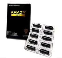 Krazy Night Black 10 Capsules Best Male Enhancing Performance Capsules The Most Effective Amplifier for Performance, Energy, and Endurance (10 Pill)