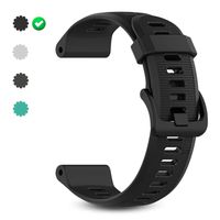 CharmingElf Compatible with Garmin Fenix 5 Band 22mm Width Wacth Straps for Fenix 5/Fenix 5 Plus/Fenix 6/Fenix 6 Pro/Forerunner 935/Forerunner 945/Quatix 5/Approach S60 (1PCS Black)