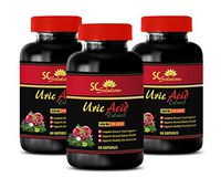 Brain and Memory Energy Booster - URIC Acid EXTRACTS 1430 MG - Green Tea Extract Capsules - 3 Bottles (180 Capsules)