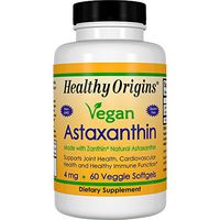 Healthy Origins Astaxanthin Supplement, 4 mg, 60 Count