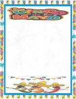 Cinco De Mayo Stationery Printer Paper 26 Sheets