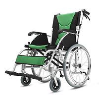 HSRG Portable Folding Wheelchair,Lightweight Transport Adult Wheelchair,Comfortable Disabled Wagon,Elderly Mobile Car
