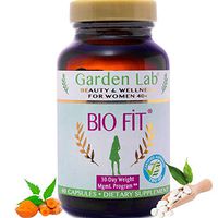 BioFit by Garden Lab for Women 40+ - Helps Boost Energy, Metabolism and Aging Well - Turmeric - Curcumin, Zinc for Immunity, Green Tea, Resveratrol, Bioperine, Kidney Beans - 60 Capsules.