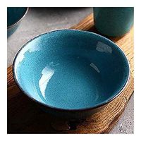 Bowl Oatmeal Cereal Breakfast Bowl Mushroom Bowl Creative American Tableware Ceramic Soup Bowl Rice Bowl Home Salad Bowl Noodle Bowl Household tableware, retro bowl