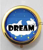 BlackKey Dream Beautiful Inspirational Word 3-Compartment Decorative Pocket Gift Box Case Organizer for Pill, Color 2 -1654