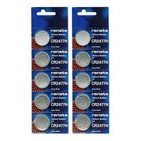 10pk Renata Coin Cell Battery CR2477 Lithium Replaces DL2477, CR2477