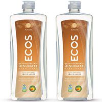 Earth Friendly Products ECOS Dishmate Dish Liquid, Almond 25 oz. (Pack of 2)