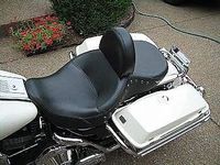 Grasshopper Limited Drivers Backrest for Harley Davidson Touring NON Studded Quick Release for Street Glide, Road Glide, Road King includes mounting hardware 100% AMERICAN MADE Adjustable Forward and Back