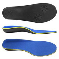 VoMii Arch Support Insoles for Flat Feet, Plantar Fasciitis, High Arch, Pronation, Relief Pain of Heel Spurs Fits for Men Women and Kids, M(Women 8.5-11 / Men 7-8.5)