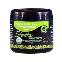 Stevita Simply Stevia Powder - .7 Ounce Jar - Pure Stevia All Natural, No Calorie Sweetener - USDA Organic, Non GMO, Vegan, Kosher, Paleo, Gluten-Free - 200 Servings