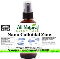 Colloidal zinc Liquid 2oz Bottle 100ppm Nano colloidal zinc Immune Support Immune Booster Kosher Certified Best zinc all natural Liquid zinc