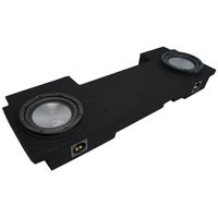 Compatible with 2001-2006 Chevy Silverado HD Crew Truck Harmony A102 Dual 10" Sub Box Enclosure