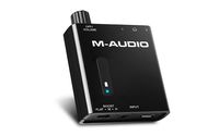 M-Audio Bass Traveler | Ultra-Portable Battery Powered Dual-Output Headphone Amplifier With 2-Level Boost