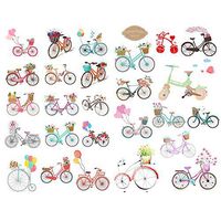 Seasonstorm Love Flower Bicycle Aesthetic Diary Travel Journal Paper Stickers Scrapbooking Stationery