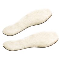 Wool Insoles Warm Sheepskin Shoe Inserts Universal for Women Men Boots All Shoes, Women US 11